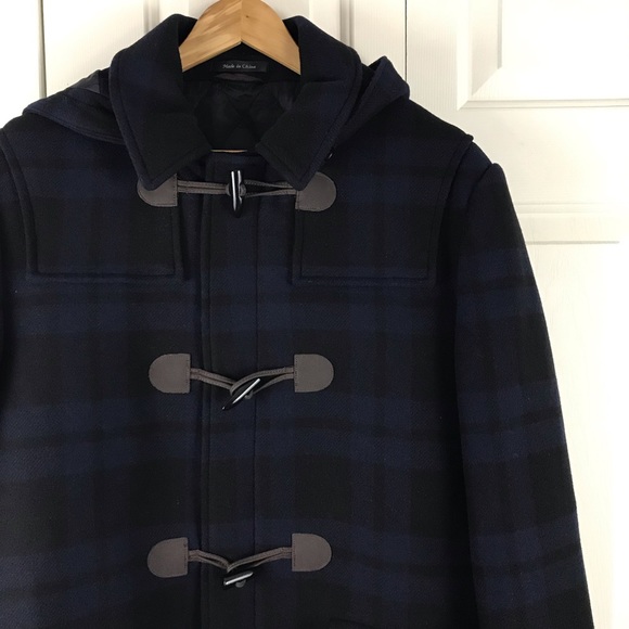 Lauren Ralph Lauren Other - Lauren Ralph Lauren Plaid Pea Coat Blue Black 42R